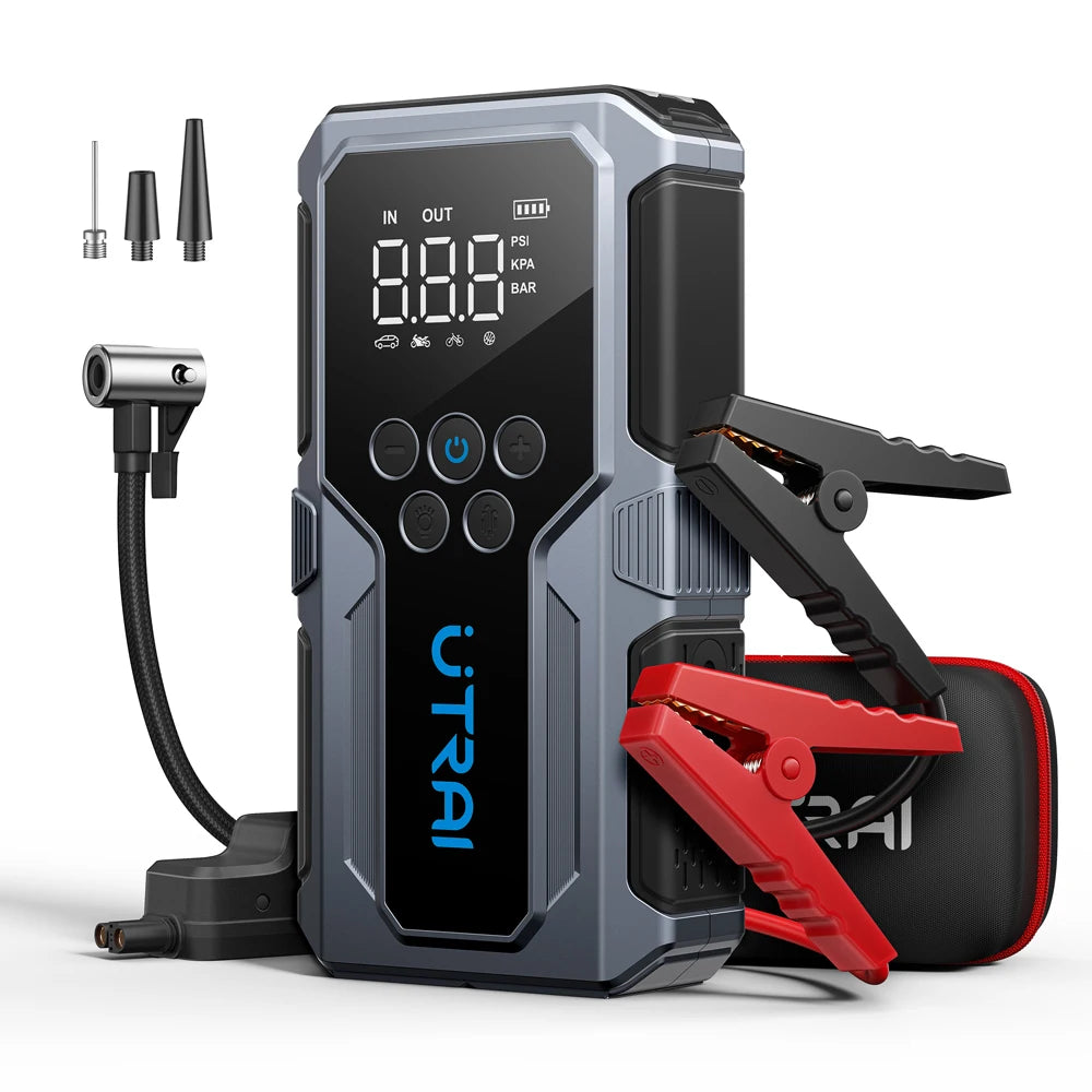 UTRAI Jump Starter 1500A – Starthilfe & Luftpumpe 150PSI